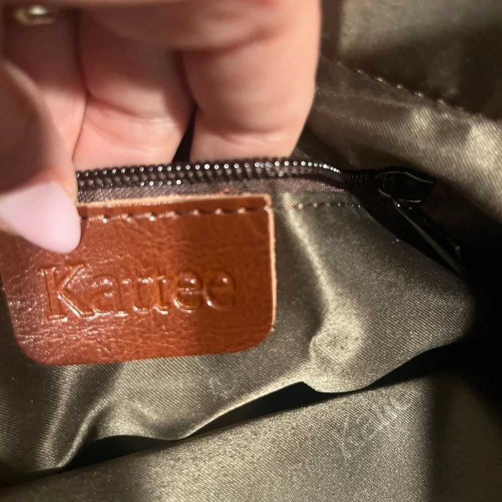 Genuine Leather Tote Bag in Brown - Women’s Everyday Shoulder Bag